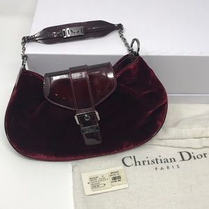 Beautiful Dior velvet evening bag